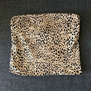 Brandy Melville Leopard Print Tube Top